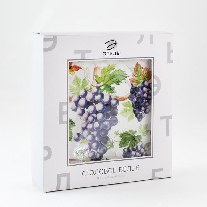 Скатерть «Этель» Provence, d=220±3 см, 100% хлопок, саржа 190 г/м²