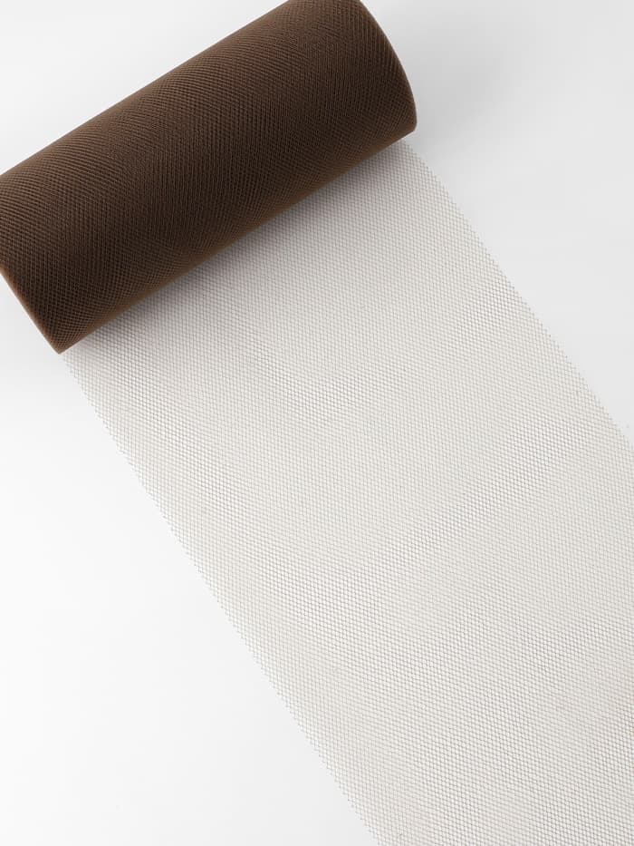 Фатин, 15 см, 23 ± 1 м, 11 ± 1 г/м², цвет коричневый №29