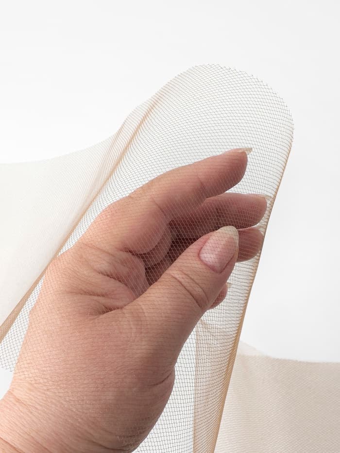 Фатин, 15 см, 23 ± 1 м, 11 ± 1 г/м², цвет коричневый №29