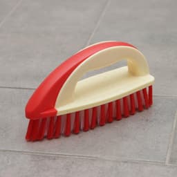 Щётка утюжок для уборки Доляна, с ручкой, пластик, хозяйственная, 17×6×8.5 см, МИКС