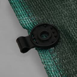 Сетка затеняющая, 10×2 м, плотность 80 г/м², зелёная, в наборе 25 клипс