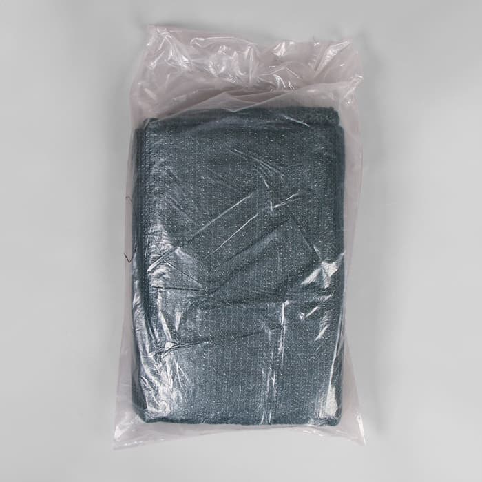 Сетка затеняющая, 5×3 м, плотность 80 г/м², тёмно-зелёная, в наборе 15 клипс