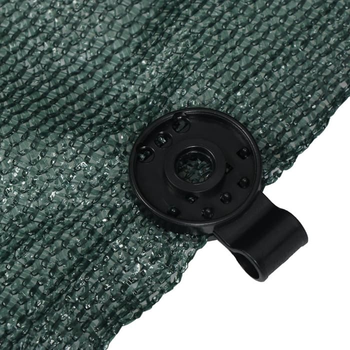 Клипса садовая «Люверс», для крепления затеняющей сетки, пластиковая, чёрная