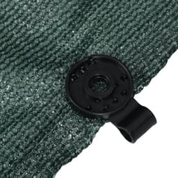 Клипса садовая «Люверс», для крепления затеняющей сетки, пластиковая, чёрная