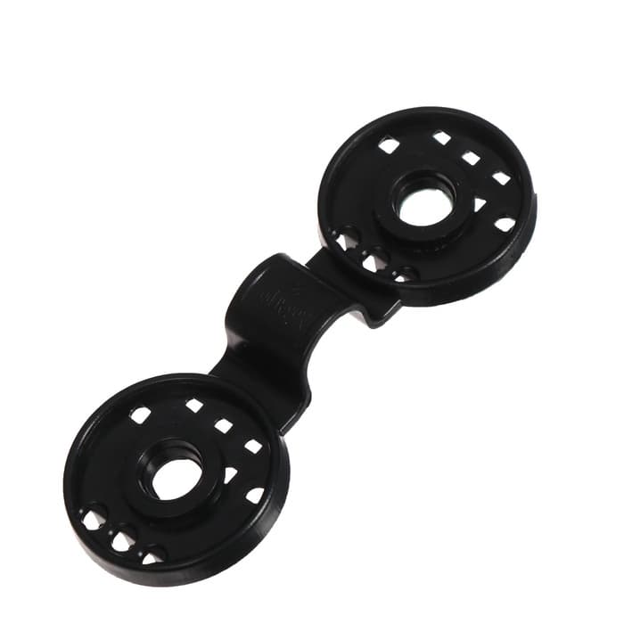 Клипса садовая «Люверс», для крепления затеняющей сетки, пластиковая, чёрная