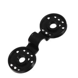 Клипса садовая «Люверс», для крепления затеняющей сетки, пластиковая, чёрная