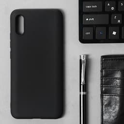 Чехол Innovation для Xiaomi Redmi 9A, силиконовый, матовый, чёрный