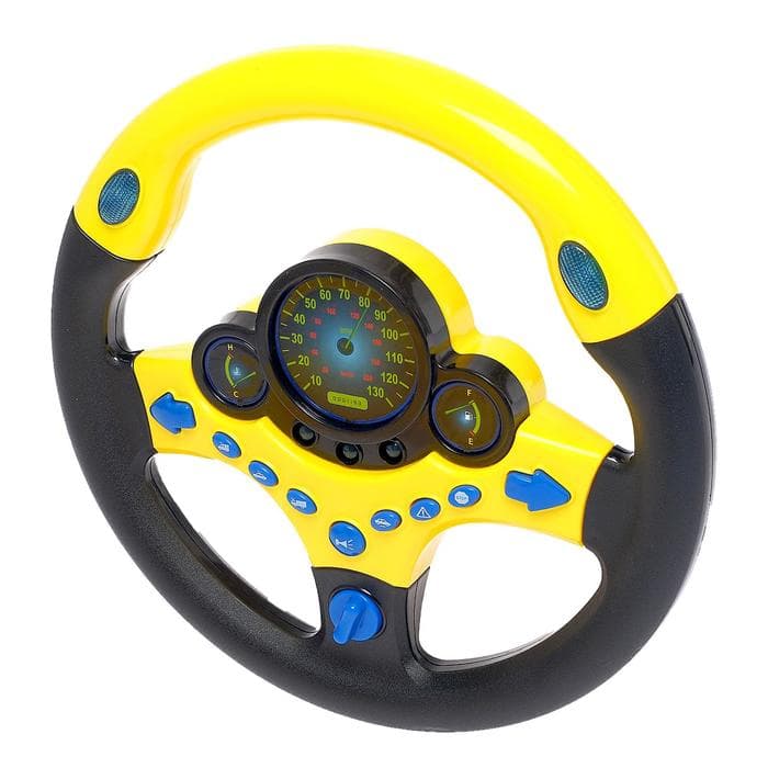 Руль музыкальный «Супер водитель», световые и звуковые эффекты, работает от батареек