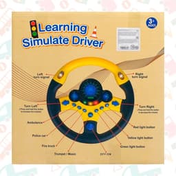 Руль музыкальный «Супер водитель», световые и звуковые эффекты, работает от батареек