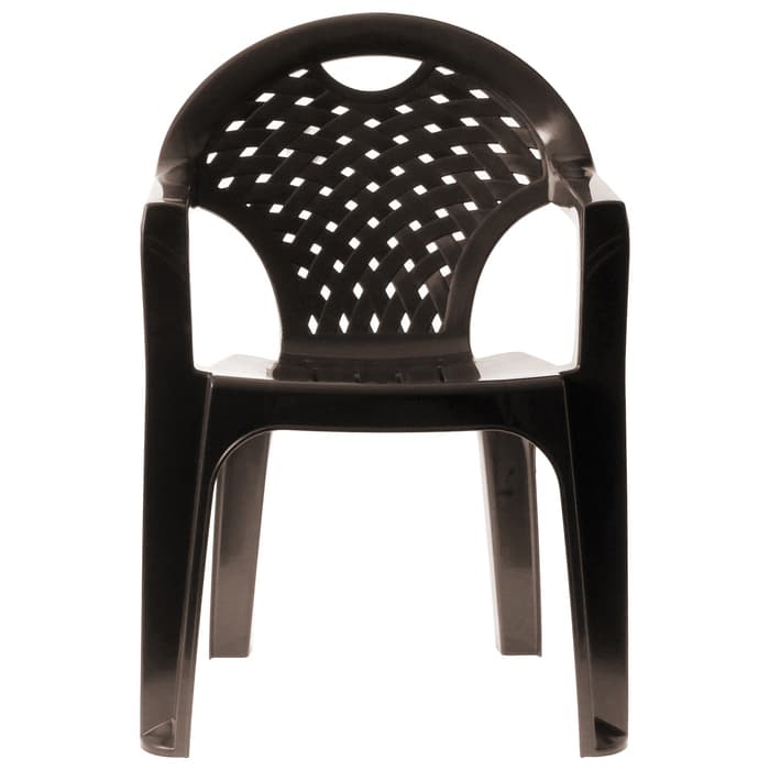 Кресло, 58.5×54×80 см, коричневое