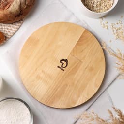 Менажница Доляна «Мерс», d=25 см, 3 секции, дерево берёза