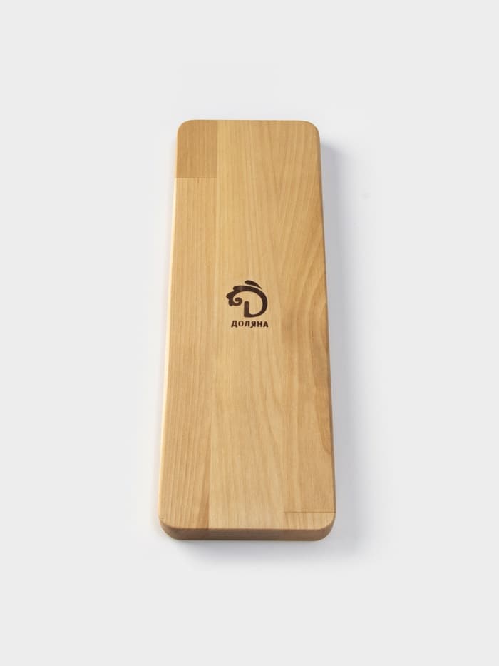 Менажница Доляна, 30×10×1.8 см, 3 секции, дерево берёза