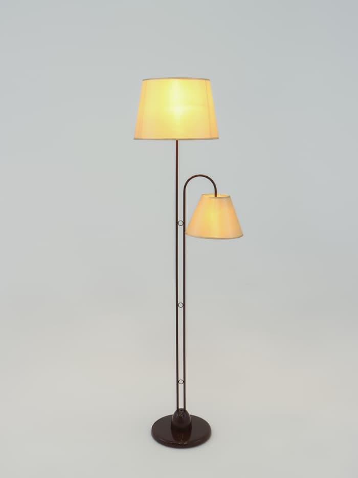 Торшер напольный BayerLux 3601/2 2×40 Вт Е27, Шампань