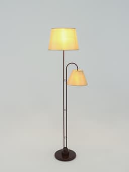 Торшер напольный BayerLux 3601/2 2×40 Вт Е27, Шампань