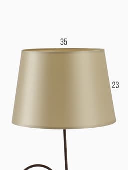 Торшер напольный BayerLux 3601/2 2×40 Вт Е27, Шампань