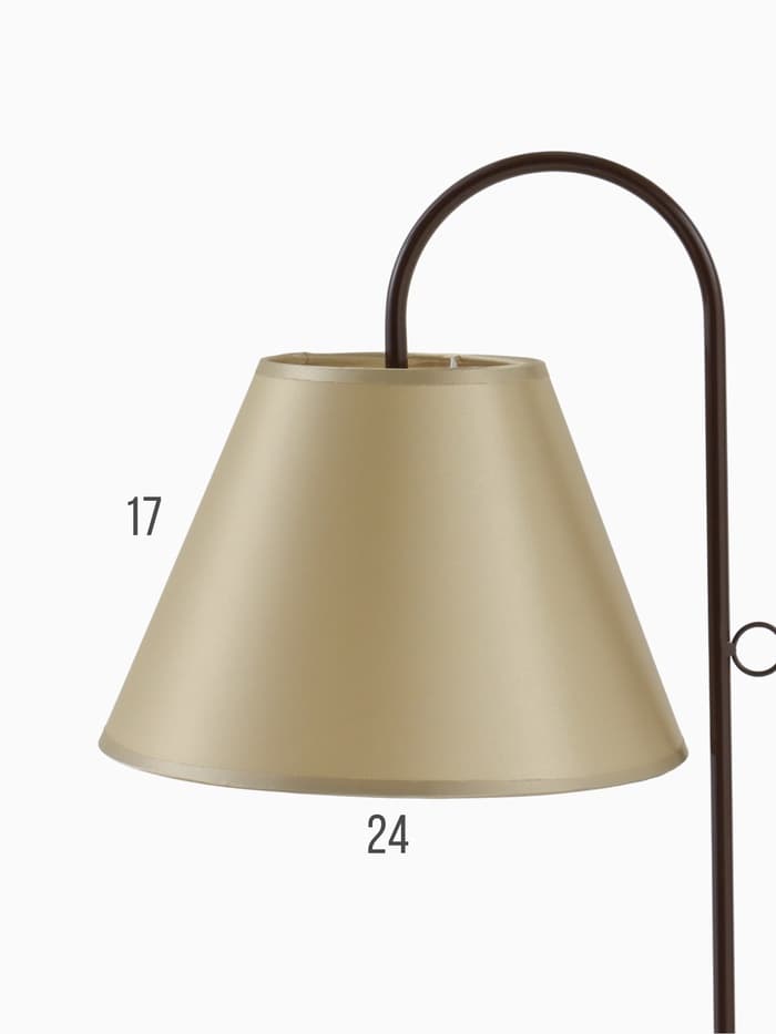 Торшер напольный BayerLux 3601/2 2×40 Вт Е27, Шампань