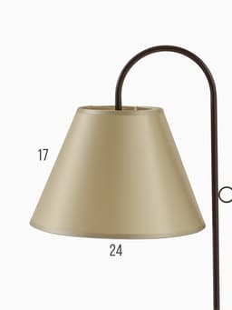 Торшер напольный BayerLux 3601/2 2×40 Вт Е27, Шампань