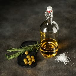 Бутылка, 1 л, с бугельным замком, стекло, прозрачная