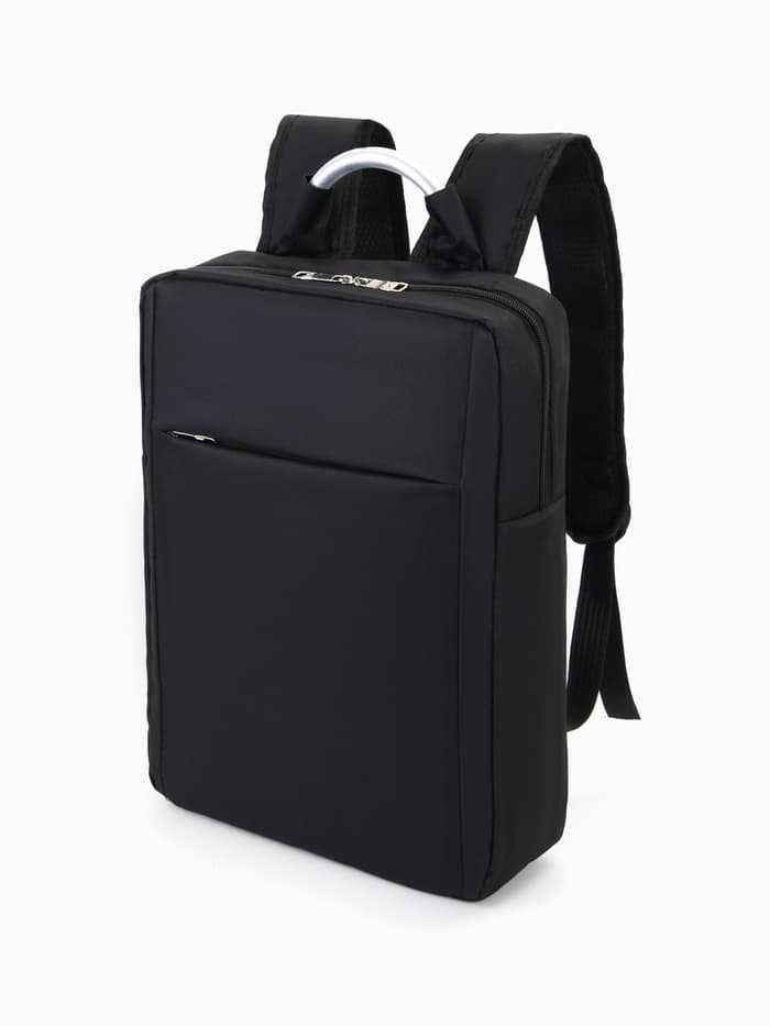 Рюкзак городской на молнии, наружный карман, размер 29×11×43 см, чёрный