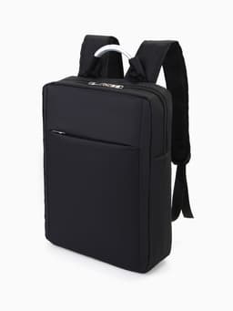 Рюкзак городской на молнии, наружный карман, размер 29×11×43 см, чёрный