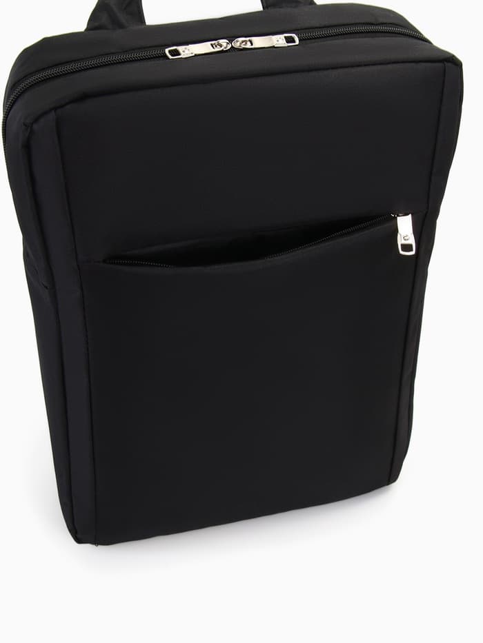 Рюкзак городской на молнии, наружный карман, размер 29×11×43 см, чёрный