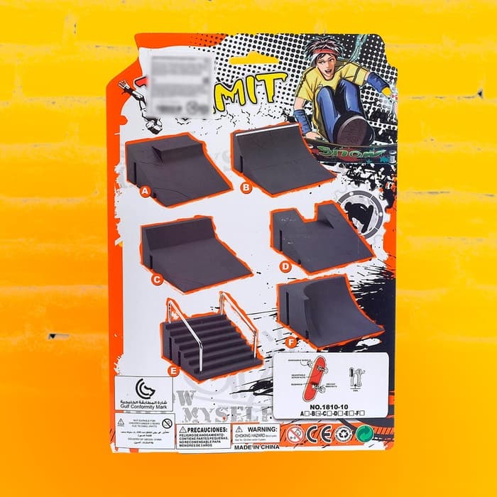 Пальчиковый скейтборд с рампой «Скейт-парк», МИКС