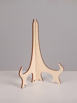 Подставка для тарелок, 10×10×17.5 см, толщина 3 мм, цвет бежевый