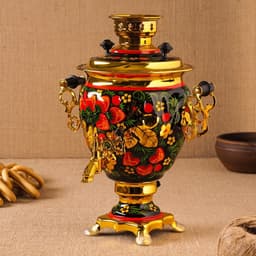 Самовар электрический «Хохлома жёлудь», 3 л, электрический