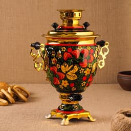 Самовар электрический «Хохлома жёлудь», 3 л, электрический