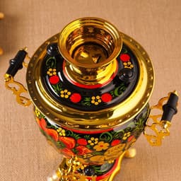 Самовар электрический «Хохлома жёлудь», 3 л, электрический