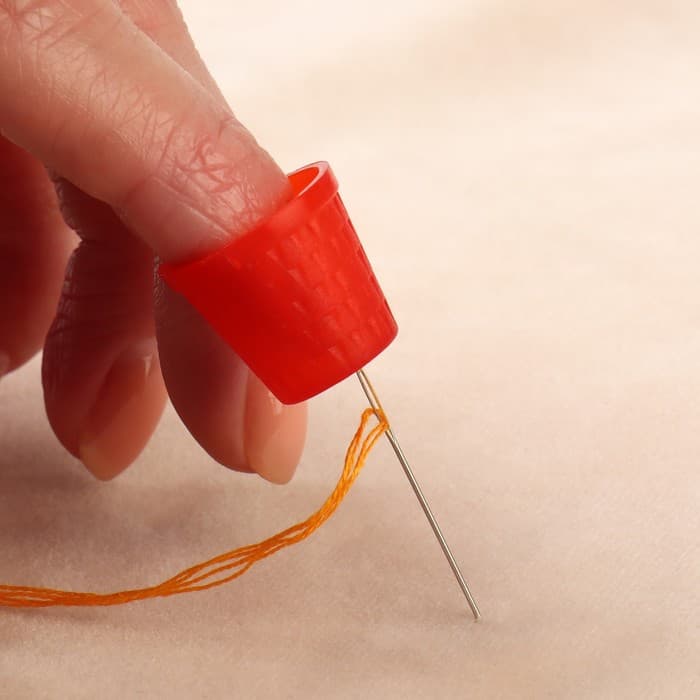 Напёрсток, d=2 см, красный