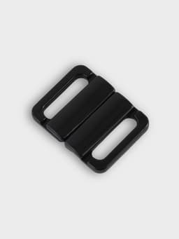 Застёжка для бюстгальтера, пластиковая, 14 мм, 10 шт., чёрная