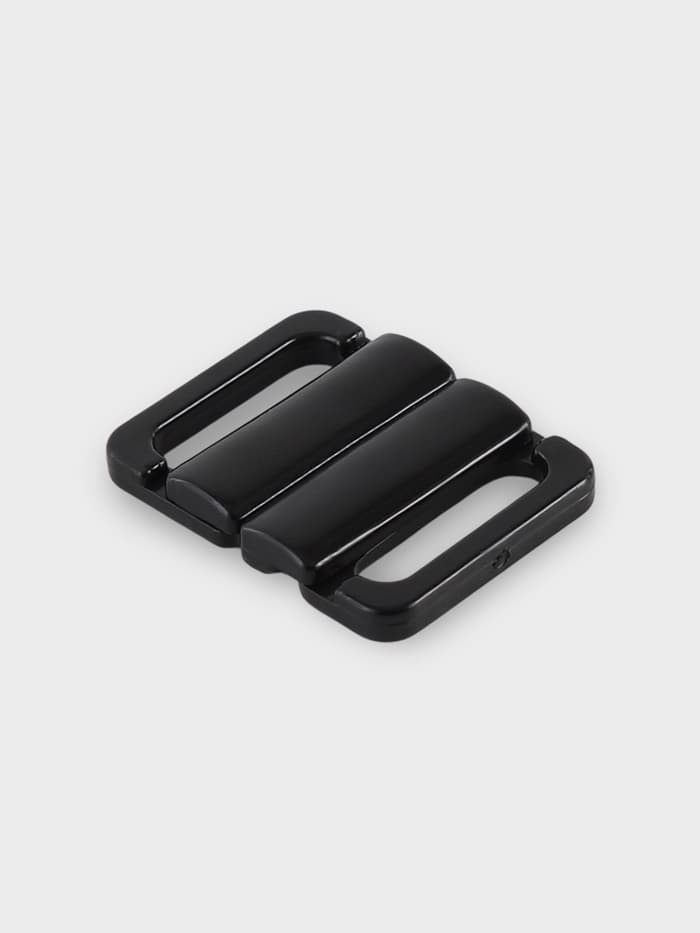 Застёжка для бюстгальтера, пластиковая, 14 мм, 10 шт., чёрная