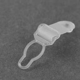 Застёжка для чулок, 12 мм, 4 шт., прозрачная