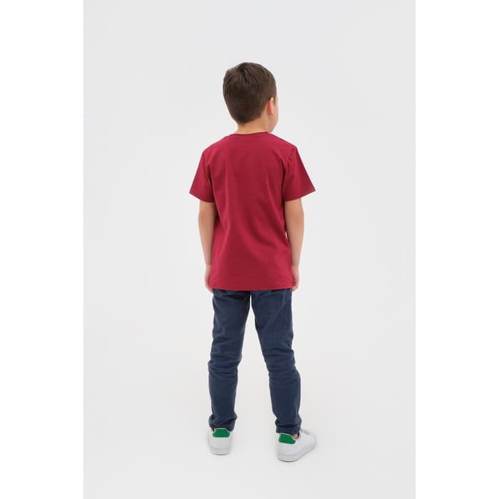 Футболка KAFTAN Basic line, размер 30 (98-104 см), бордо