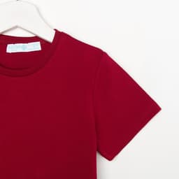 Футболка KAFTAN Basic line, размер 30 (98-104 см), бордо