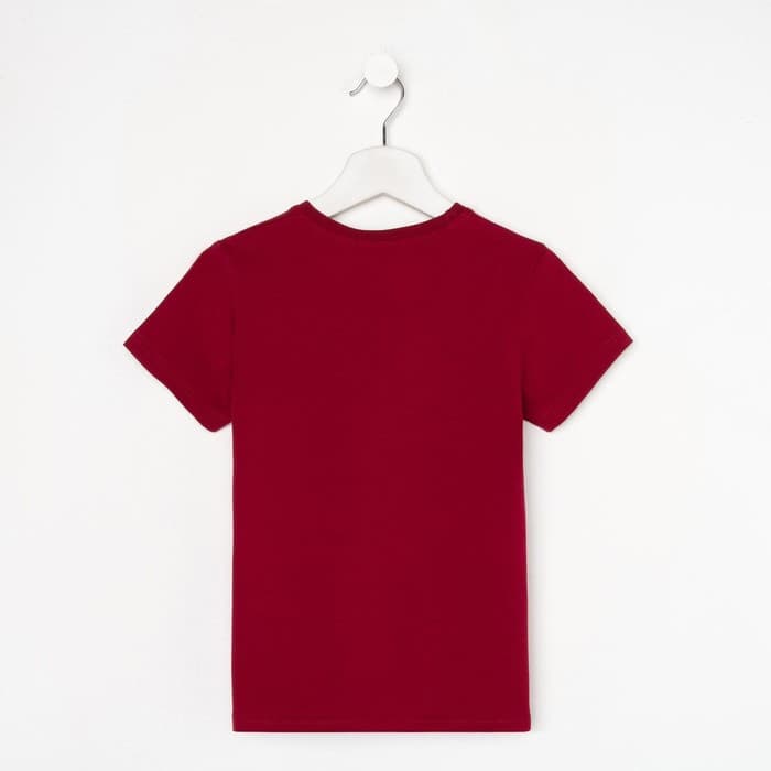 Футболка KAFTAN Basic line, размер 30 (98-104 см), бордо