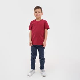 Футболка KAFTAN Basic line, размер 32 (110-116 см), бордо