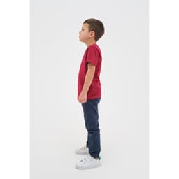 Футболка KAFTAN Basic line, размер 32 (110-116 см), бордо