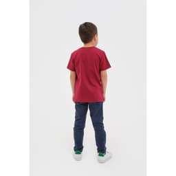 Футболка KAFTAN Basic line, размер 32 (110-116 см), бордо