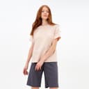 Футболка женская MINAKU REGULAR FIT, бежевая, размер 52