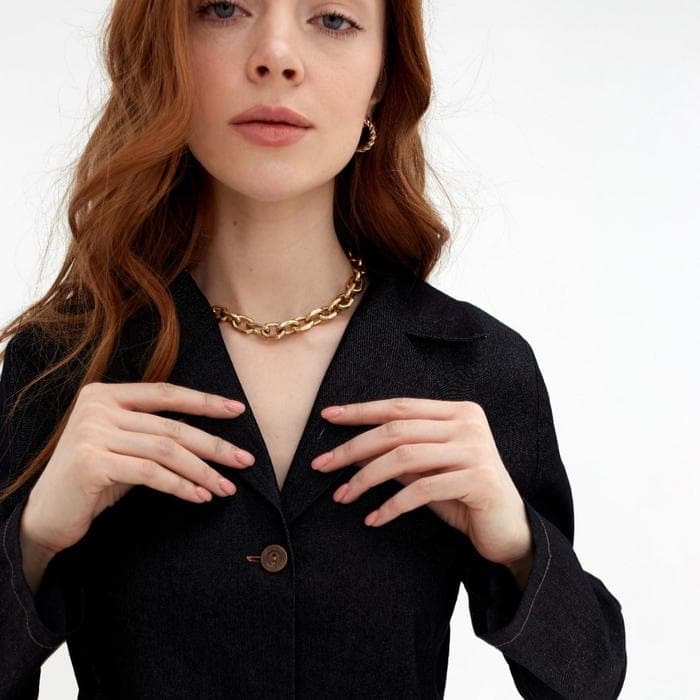 Костюм женский (жакет, шорты) MINAKU: Enjoy, чёрный, размер 52