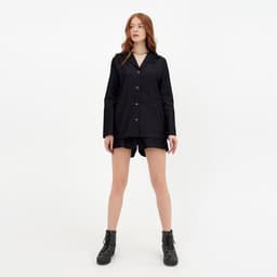 Костюм женский (жакет, шорты) MINAKU: Enjoy, чёрный, размер 52