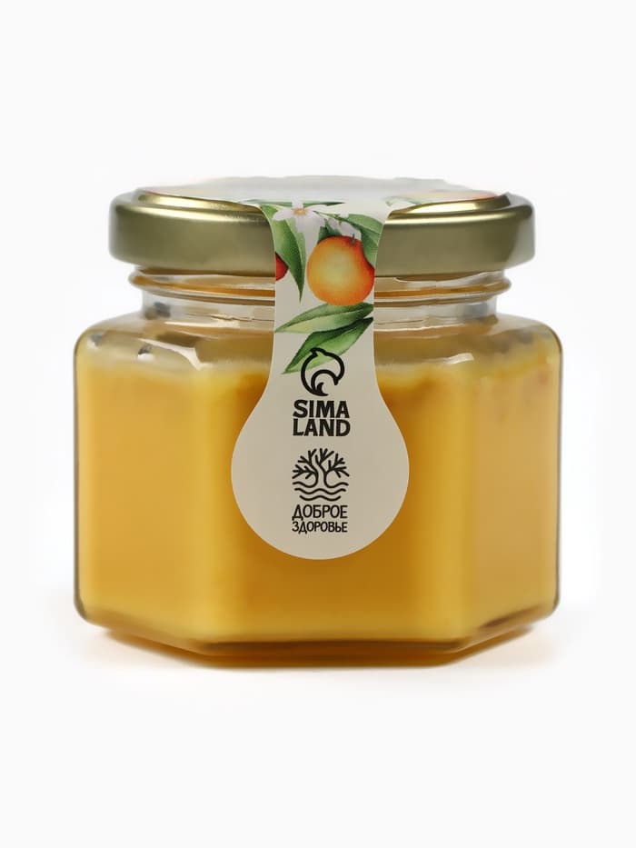Мёд кремовый ORGANIC, с апельсином, 120 г