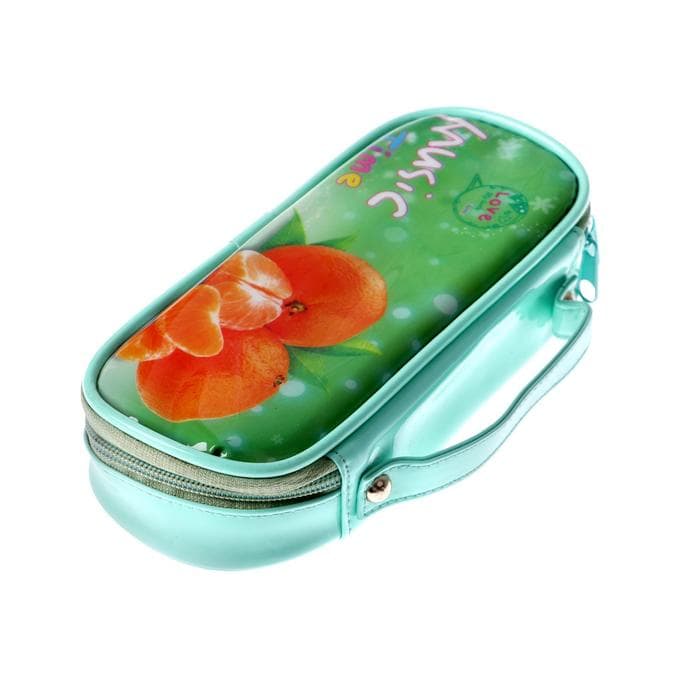 Пенал школьный на молнии «Мандарины»