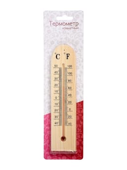 Термометр комнатный, от -40° до 50 °C, 19.6×5 см