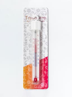 Термометр для холодильника и морозильной камеры «Айсберг», от -30°С до +30°С, 12×2.2 см