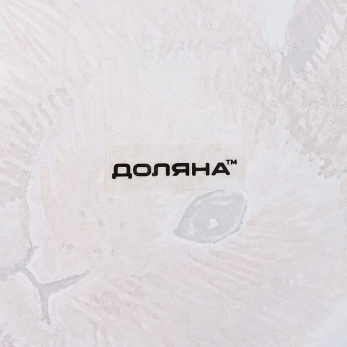 Тарелки Доляна «Кролик», 19 предметов: 6 десертных тарелок, 6 обеденных тарелок, 6 мисок, салатник, стекло, голубые