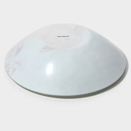 Тарелки Доляна «Кролик», 19 предметов: 6 десертных тарелок, 6 обеденных тарелок, 6 мисок, салатник, стекло, голубые