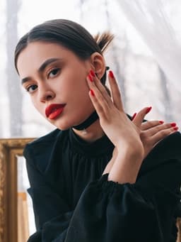 Чокер «Стразинка», круг в огранке, белый в серебре, 33 см